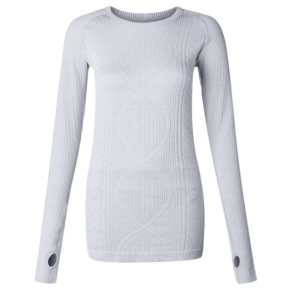 Lululemon Rest Less Pullover Heathered Silver Spoon - Picture 2 of 10